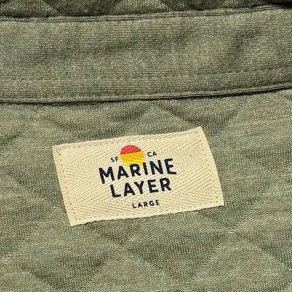 Marine Layer Corbet Quilted Shirt Jacket - Picture 8 of 11